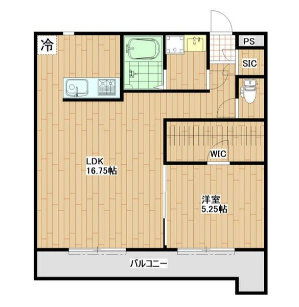 【横浜市戸塚区上矢部町のアパートの間取り】