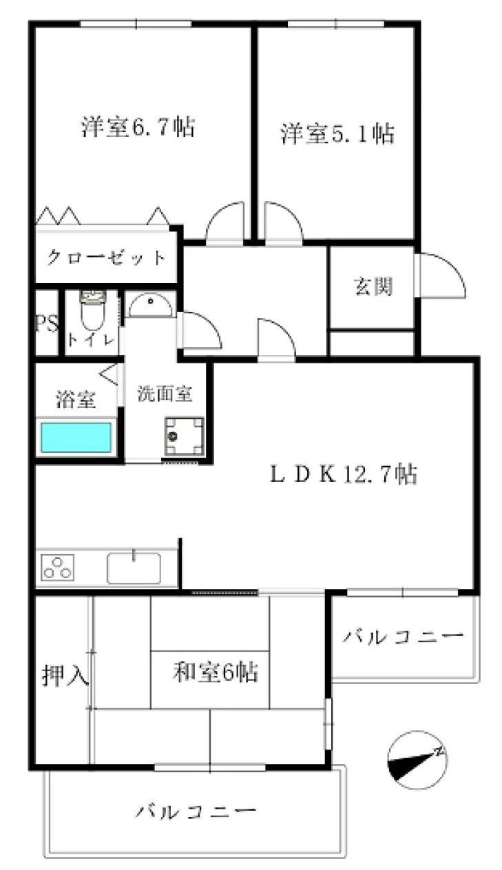 間取り：228057674825