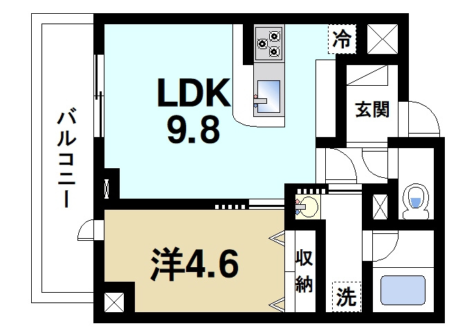 グラシア西大寺　住居のイメージ