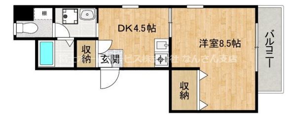 COZY COURTの間取り