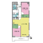 マンションパシフィックの間取り
