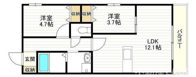 間取り：227103840335