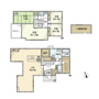 みどりの戸建の間取り