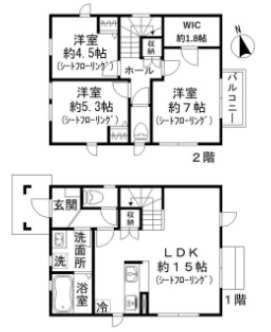 間取り：213145673217
