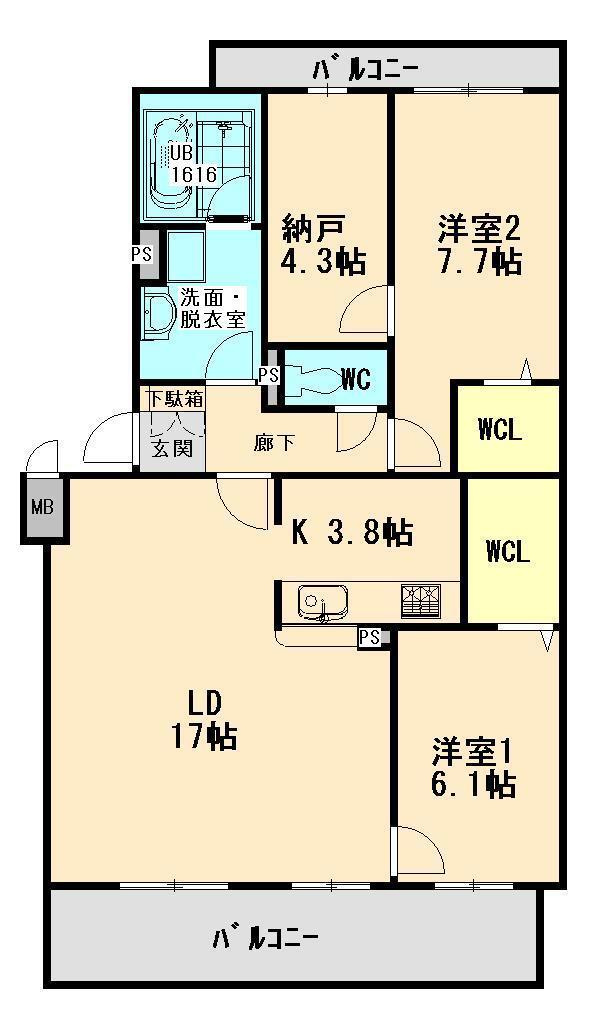 間取り：224007793167