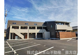 直方市大字頓野のアパートの外観