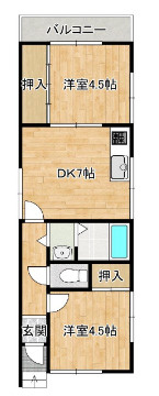 間取り：228059272396
