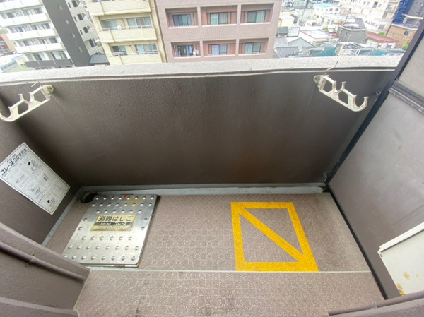 フォルム博多のバルコニー