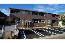 松戸市牧の原のアパートの外観