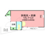 横浜市戸塚区戸塚町の事務所の間取り