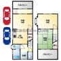 松山町2丁目戸建の間取り