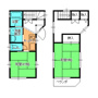 松居貸家の間取り