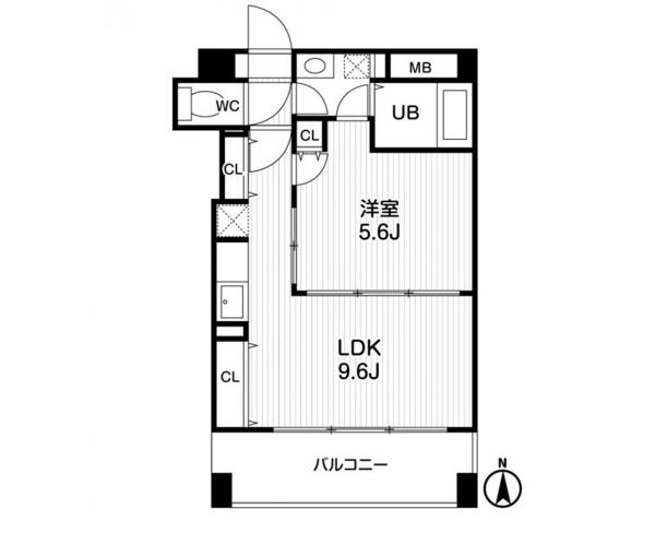 アーデンタワー立売堀の間取り