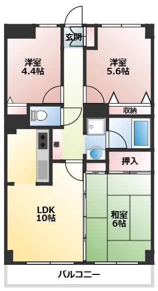 ダイヤメゾン戸田公園の間取り