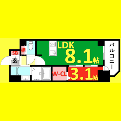間取り：223040347647