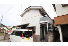 総社市清音上中島の戸建ての外観