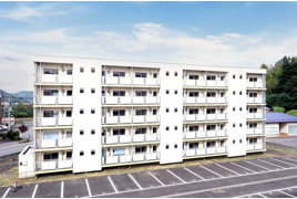 ビレッジハウス仁左平1号棟の外観