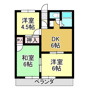 シティハイムKOMORIの間取り