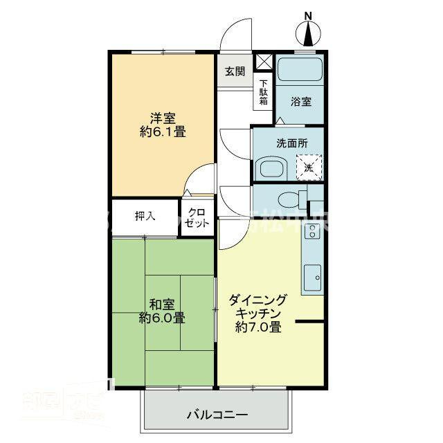 フォブールタウン成合Ｂのイメージ