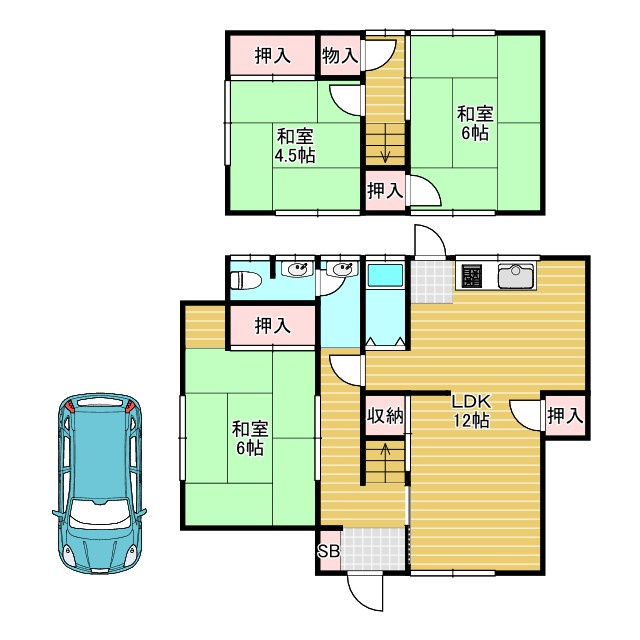 間取り：227100108255