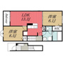 大森アパート Bの間取り