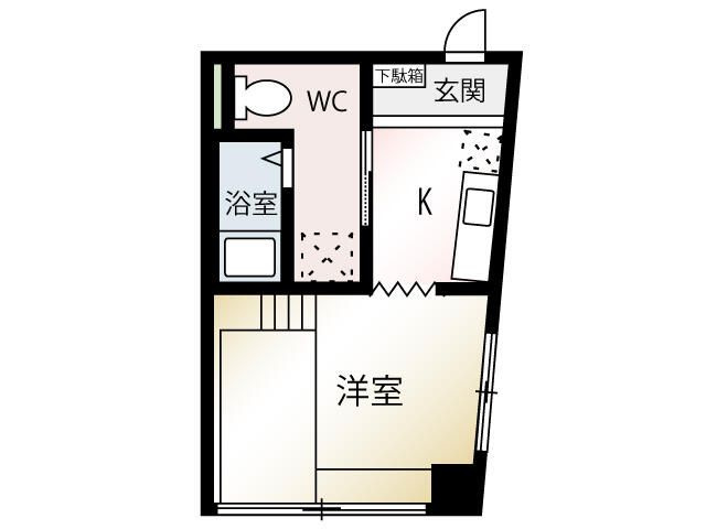 高松市片原町 5階建 築53年のイメージ
