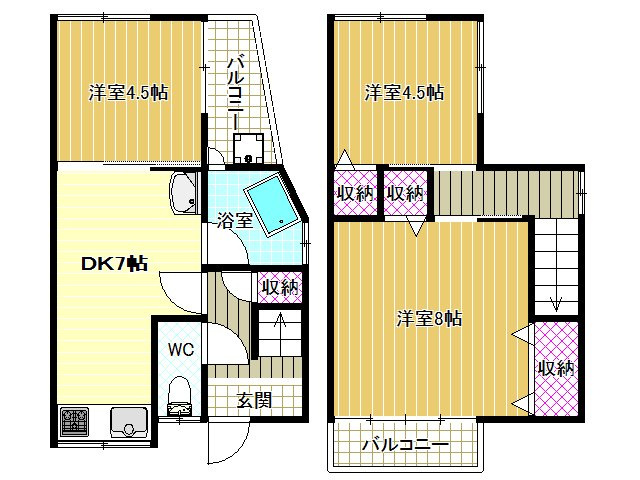 間取り：227103643726