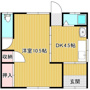 西宇部南二戸建の間取り