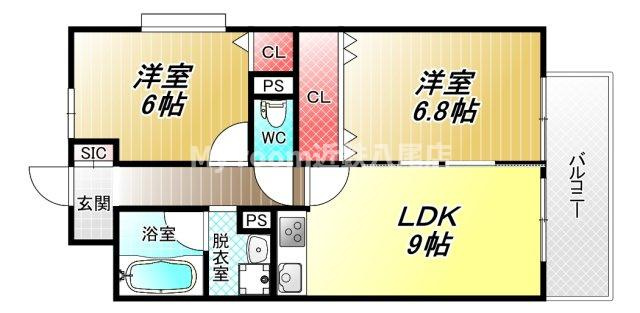 間取り：227103273840