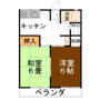 赤尾ハイツⅡの間取り