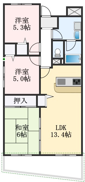間取り：227104537086