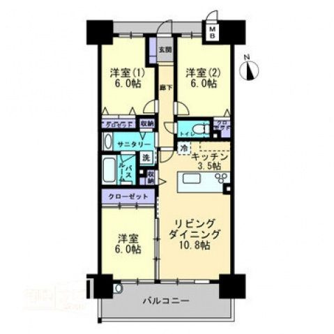 高松市桜町1丁目 15階建 築10年のイメージ