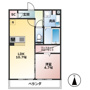 D-room南高橋町EASTの間取り