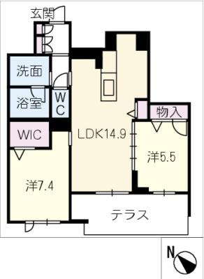 間取り：223039076605