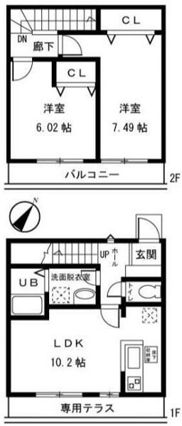 【オリビエートの間取り】