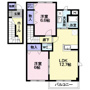 チェルシーハウスＹ＆Ｓ　Ｃ棟の間取り