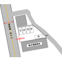 佐野1丁目駐車場の区画図