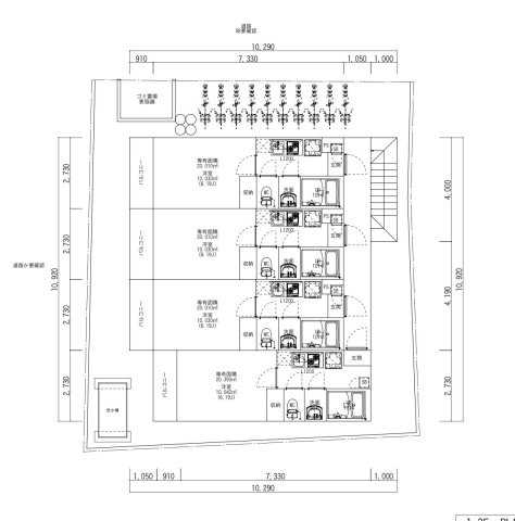 【フォレーナ四街道の区画図】