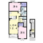 アルドーレ　Ａの間取り