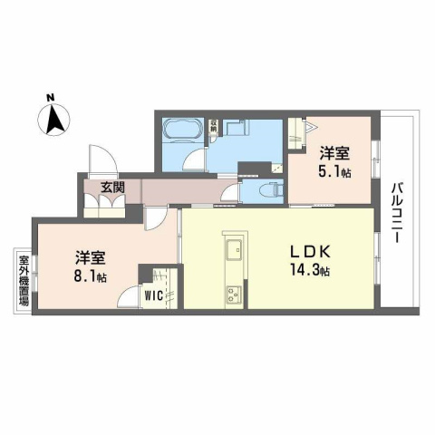 間取り：227100430533