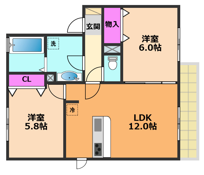 間取り：227104420976