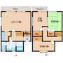 生駒市北新町のテラスの間取り