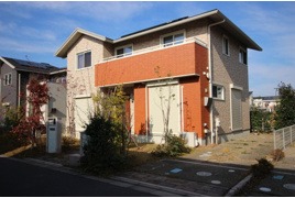 研究学園4丁目貸家の外観