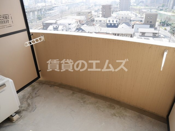 オリンピア竹下のバルコニー