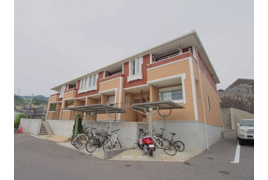 広島市安佐南区山本のアパートの外観