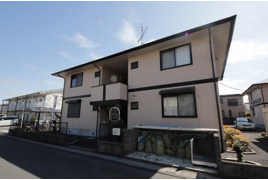 行田市富士見町のアパートの外観