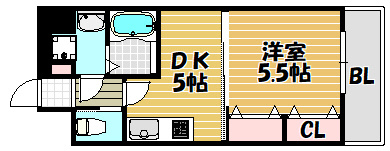 CITY SPIRE鶴見(セントアミー鶴見)の間取り