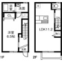 Ｃｅｄａｒ ｈｉｇｈｎｅｓｓ 107・108の間取り