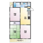 山中荘　Aの間取り