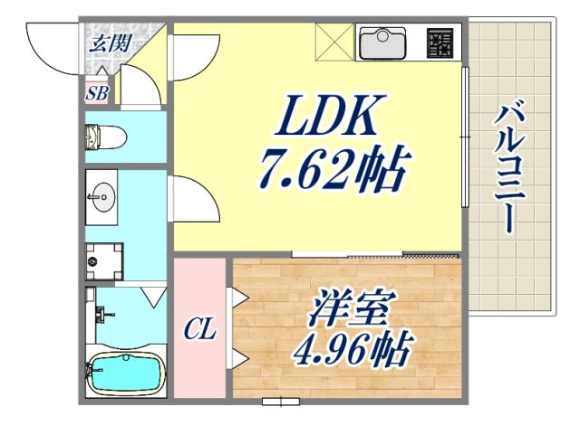 カサーディア加島2の間取り